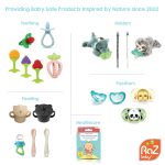 RaZbaby RaZberry Silicone Baby Teether Toy - Berrybumps Soothe Babies Sore Gums - Infant Teething Toy - Hands Free Design - BPA Free - Easy-to-Hold Design - Teething Relief Pacifier - Fruit Shape/Red - Image 8